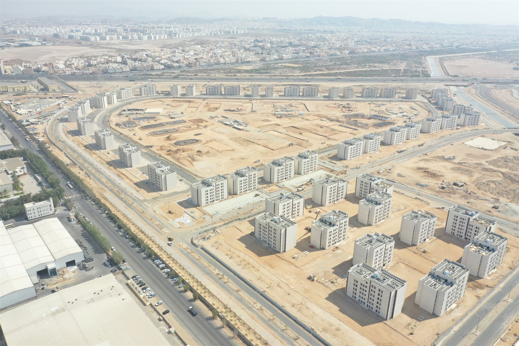 Daniat Alsadan residential community, Jeddah – aerial view